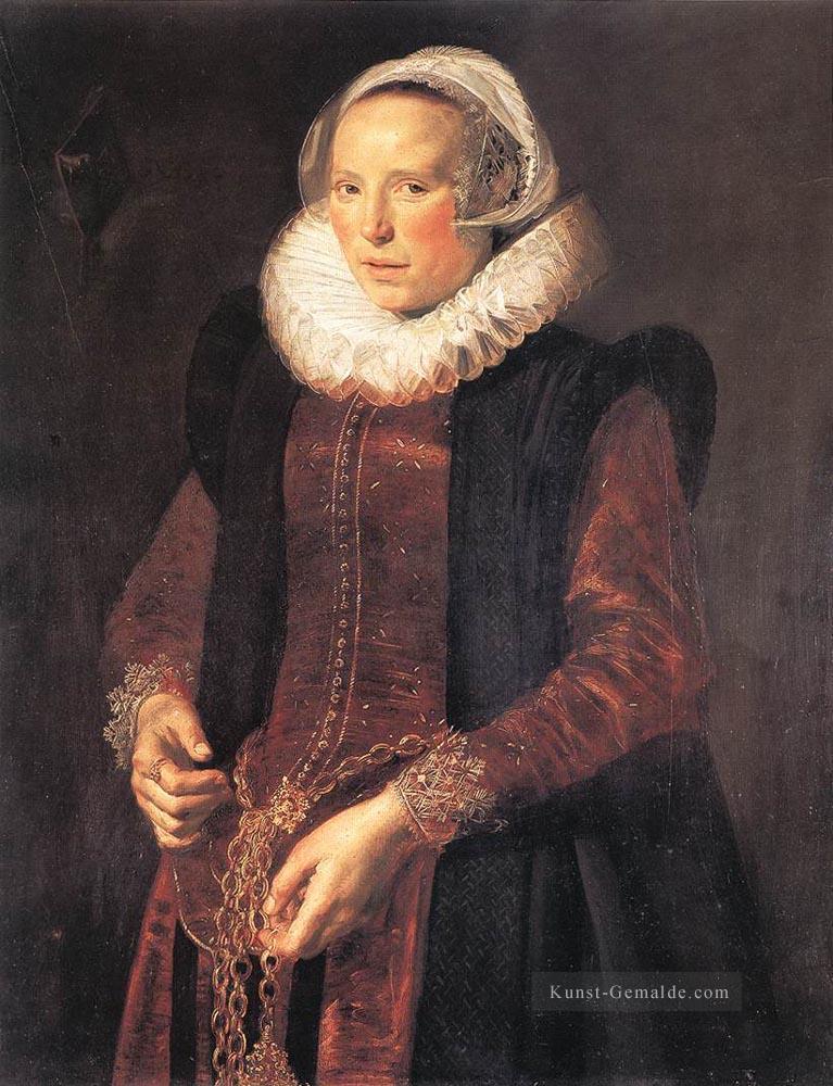 Porträt einer Frau Niederlande Goldene Zeitalter Frans Hals Ölgemälde